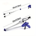 thumbnail image 3 of HLONK 1pc Adjustable Foldable Reacher Grabber Tool - Blue  Durable Aluminum Alloy & Plastic  Extendable 32.7” Arm for Easy Trash Pickup & Object Retrieval  Compact Design for Elderly Assi, 3 of 6