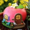 thumbnail image 5 of LLDYYDS Fairy House 3.5x4x3in Fairy Garden House Cute Vibrant Garden Decor Resin Weather Resistant Accessories, 5 of 9