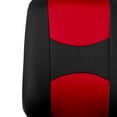 thumbnail image 5 of FH Group Flat Cloth Car Seat Cover, Universal Red Rear Set Seat Covers with Air Freshener, 5 of 6