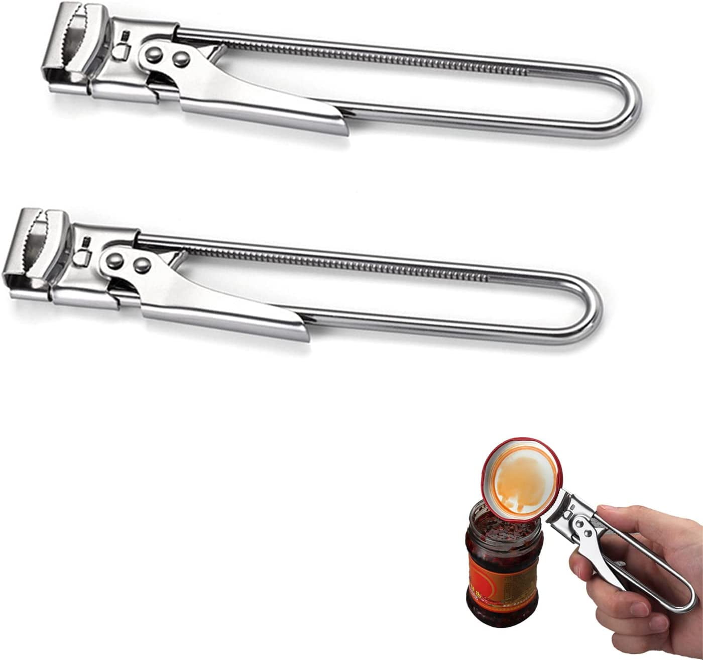 2Pcs Commercial Can Opener Heavy Duty Hand Can Opener Manual