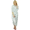 thumbnail image 6 of Bimba White Cotton Night Wear Printed Pajama Set Full Sleeve Shirt with Pyjama, 6 of 6