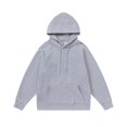 thumbnail image 2 of Gibobby Conjunto de sudadera informal para mujer Conjunto deportivo informal con capucha y cremallera para mujer, sudadera con mangas raglán simples, Color só(Gris,CH), 2 of 4