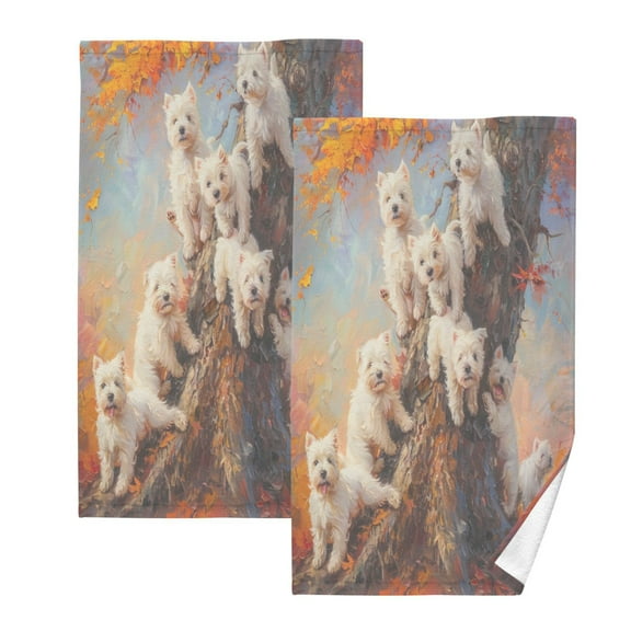 BZSMCE Face Towel Hand Towel Bath Towel Cotton Bath Towel Sets Hand Bath Towels Fashion Tree-climbing Cuties Pattern