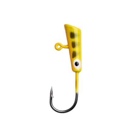 Fishing Jig Lure Lifelike Yellow Spotted Hard Bait 1 Pack 1.8 inch Sharp Single Hook Design for Freshwater Saltwater Bass Trout Panfish Fishing anglers Outdoor Sporting Use
