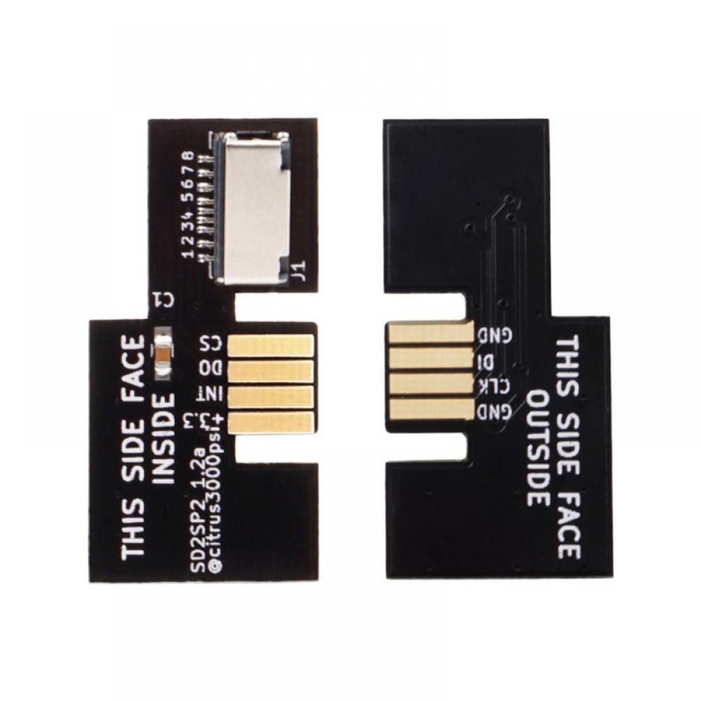 SD2SP2/SD2SP5 Tf Sd Card Adapter For Nintendo Gamecube Ngc Ntsc Serial Port  2-surface Gold Hq Enig - Walmart.com