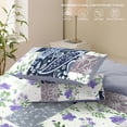 thumbnail image 7 of Whale Flotilla 3-Piece King Comforter Set, Soft Reversible Bedding Comforter Sets, Patchwork Printed Down Alternative Comforter Duvet for All Seasons,Paisley Flowers, 7 of 7