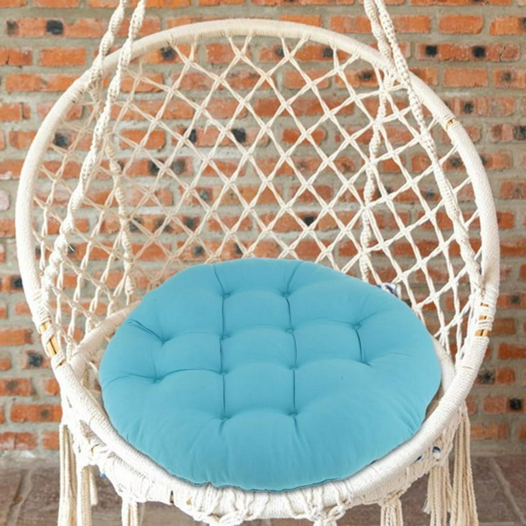 simhoa Outdoor Seat Cushion, Round Rattan Cushion, Hanging Basket