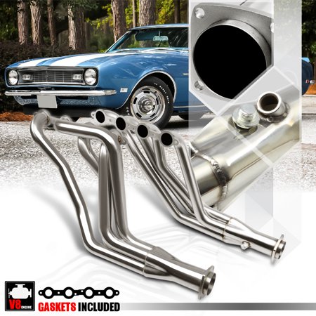 Chevy Truck Exhaust Manifold - SS Long Tube Exhaust Header Manifold for 67-74 Small Block Chevy SBC LS V8 Swap