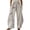 Grey, variant on Spring Fall Essentials Casual Clothing Lady's Four Pocketed Double Printed Casual Pants Summer Casual Pants for Women