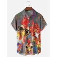 thumbnail image 3 of Camiseta divertida con estampado 3D de animales de dibujos animados para hombre, camisetas de manga corta de secado rápido, ropa informal de verano para hombre, camisas de moda callejera, 3 of 5