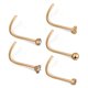 thumbnail image 5 of Minkissy 5Ud Para Nariz En Espiral Dorados Con Y Para Mujer, 5 of 8