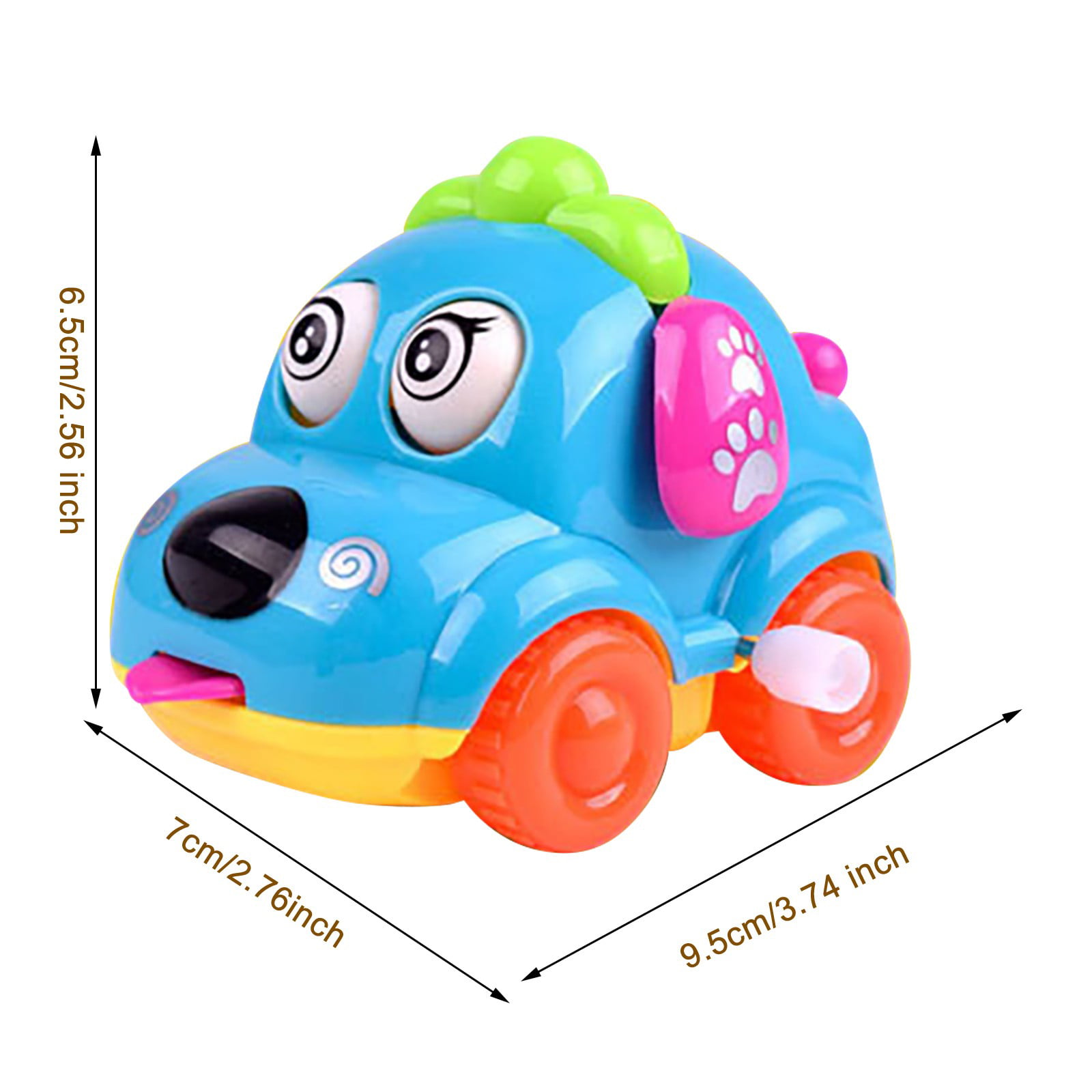 Christmas Gifts for Kids, Jovati Toys Remote Control Car for 1 2 3 4 5 6  Year Old Baby Toddlers Children Cartoon Race Car Toys for Kids with Music  and Lights Car