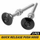 thumbnail image 4 of 2 Pcs Push Button Quick Release Hood Bonnet Pins Lock Clip Car Bumper Latch Kit, 4 of 5