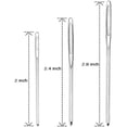 thumbnail image 4 of Large-Eye Blunt Needles, Stainless Steel Yarn Knitting Needles, Sewing Needles, Crafting Knitting Weaving Stringing Needles,Perfect for Finishing Off Crochet Projects, 4 of 7