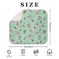 thumbnail image 4 of Pioneer Flower Floral Print Pattern Kitchen Dish Drying Mat 1 Pack, Ultra Absorbent Microfiber Drainer Mat, 16"x18", 4 of 6