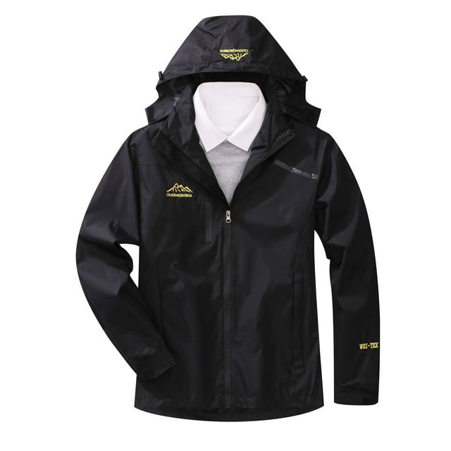 EQWLJWE Manteau de Pluie Imperméable pour Femmes avec Capuche Léger Couple Printemps Automne Imperméable à Capuche pour Randonnée Voyage Plein Air Manteaux d'Hiver pour Femmes 2023