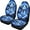 Ocean Turtle Blue Floral, variant on ZIATUBLE Ocean Turtle Car Seat Cover Protector Blue Floral Car Seat Covers Front Seats Only 2 Packs Auto Bucket Seat Cover for Women Car Decor Accessories Fit for Cars SUVs Sedan or Van