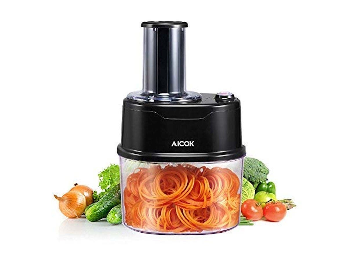 Aicok Electric Spiralizer Spiral Slicer with 120 Watt Motor and 2