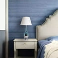 thumbnail image 2 of Tulip 28 in. Blue Chrome Ombre Indoor Table Lamp with Shade, Set of 2, 2 of 6
