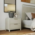 thumbnail image 4 of Roundhill Furniture Tavari 5-PC Bedroom Set, King Bed, Dresser, Mirror, Two Nightstands, Light Gray, 4 of 15