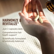 Live Conscious Hair La Vie Revitalizing Blend Hair Vitamins with Biotin, Collagen and Saw Palmetto for Women and Men