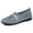 Green, variant on Loafers for Women Slip on Round Toe Flat Shoes 3D Butterfly Floral Embroidery Knitted Mesh Soft Sole Walking Shoes Green Size 9