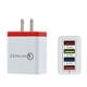thumbnail image 4 of 4 USB Travel Wall 3A Cargador de carga rápida Adaptador de enchufe de EE. UU. (Gris) 5PCS, 4 of 6