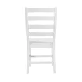 thumbnail image 6 of Classic White Finish Dining Chairs Set of 6 Wood Frame Kitchen Dining Furniture, 6 of 7