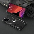 thumbnail image 3 of Compatible avec iPhone 12 Mini Étui Armure en Métal Protection Robuste Défenseur Étui Protectrice Robuste Acier Inoxydable Anti-Rayures Antichoc Antichoc Alliage d'Aluminium 5.4 Pouces, 3 of 7