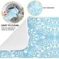 thumbnail image 2 of GZHJMY Medallion Floral Dish Drying Mat for Kitchen Counter,Super Quick Absorbent Composite Sponge Dish Drying Pad,Heat Resistant Non-Slip Rack Tableware Mat (18x24Inch)for Dishes Coffee Machine Dis, 2 of 7