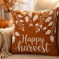 thumbnail image 5 of Yeciiwht Fall Pumpkin Maple Leaf Throw Pillow Cover – 18x18 inch Linen Cushion Case for Thanksgiving Sofa, Couch, Bed & Outdoor Decor, 5 of 6
