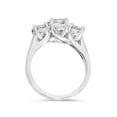 thumbnail image 2 of 2 CT Three Stone Round Diamond Engagement Ring 14K White Gold, 2 of 3