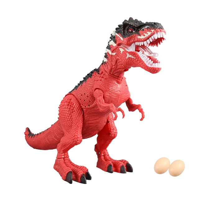 Walking Dinosaur Toy with Egg-Laying Function, LED Projection and Roaring Sound Effects, Interactive STEM Gift for Kids Ages 3-14