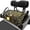 Forest Deer Print, variant on XYZCANDO Wild Deer Print 2-Seat Golf Cart Seat Cover With 4 Front Pockets, Non-Slip Washable Universal Accessory For Golfers