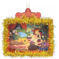thumbnail image 3 of Disney Parks Santa Mickey and Friends Paper Christmas Ornament New with Tag, 3 of 3