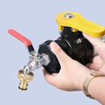 thumbnail image 3 of 1000L IBC Tank Tap with Hose Adapter, S60X6 Connection, Compatible with Standard IBC Containers, 3 of 5