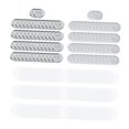 thumbnail image 4 of 50 Juegos de Botones Vacíos para Hacer Regalos, Cubiertas de Metal, Películas Transparentes, Piezas de Botones Redondos para Manualidades., 4 of 9