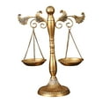 thumbnail image 3 of Balance Scale Tray Jewelry Stand Metal Storage Organizer Unique Decor for Home Office Tabletop, 3 of 9