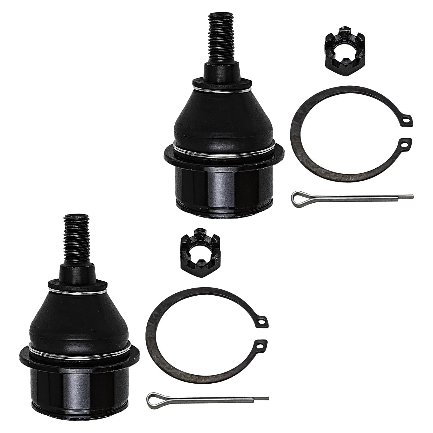 Detroit Axle - 8pc Front Suspension Kit for 2009 2020 Dodge Journey, 4 Tie Rod Ends 2 Sway Bar Links 2 Lower Ball Joints Replacement