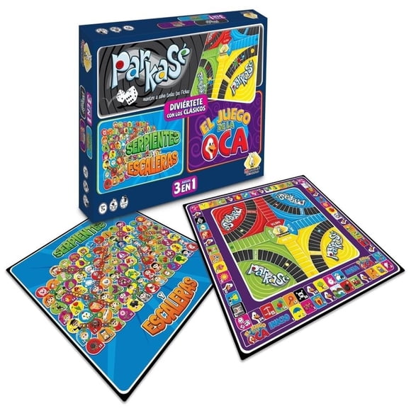 Juego de Mesa Wuundentoy Parkase, Serpientes y Oca