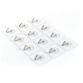 thumbnail image 4 of LEORX 20Pcs Transparent Adhesive Hooks with Flower Design for Wall and Ceiling Holding, 4 of 8