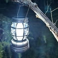 thumbnail image 1 of EGNMCR Camping et Randonnée Rétro Lampes de Camping Solaires Rechargeables pour l'Extérieur Tente de Camping Lampes de Camping d'Urgence Recharge pour Téléphone Cellulaire Éclairage Portable Lampes d'Ambiance de Camping, 1 of 9