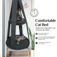 WOWMAX Cat Hammock Hanging Cat Bed Cat Swing Bed Macrame Cat Hammock