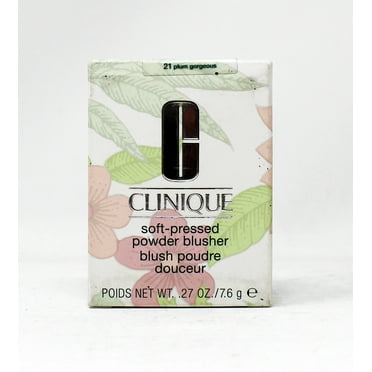 Clinique Soft-Pressed Powder Blusher 21 Plum Gorgeous 0.27 Ounce