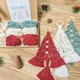 Ornaments Christmas Tree Macrame Kit Christmas Macrame Woven Tree DIY