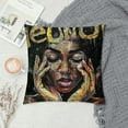 BCIIG Art & Language Graphic Decorative Cushion Pillow Cover for Home