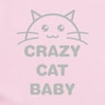 thumbnail image 2 of CafePress - Crazy Cat Baby Body Suit - Baby Light Bodysuit, Size Newborn - 24 Months, 2 of 4