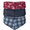 Red Dahlia Print/Dress Blues/Dress Blues Print, variant on Mills by Millie Bobby Brown Women's Runched Mesh Hipster Panties, 3-Pack, Sizes XS-XXXL