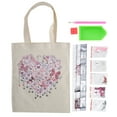 thumbnail image 2 of Painting Tote Bag,  Painting Bag Rhinestone Painting Bag Reusable DIY  Bag  For Going Out For Shopping For School For Home, 2 of 8