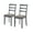Dark Brown, variant on MAYEERTY Farmhouse Dining Chairs – Set of 2, Solid Wood Legs, High Ladder Back, Upholstered Seat, 275 lbs Capacity,Dark Brown